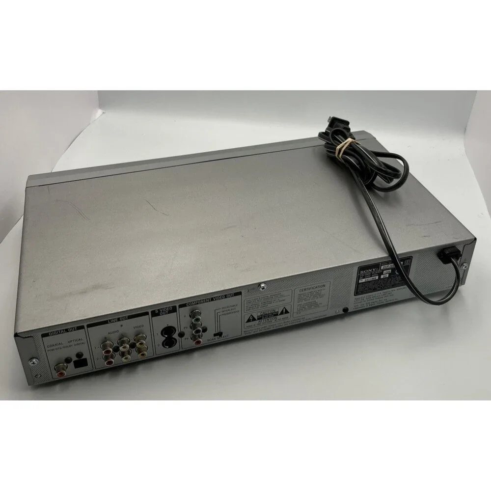 Sony DVP-NS715P CD/DVD Player Progressive Scan Silver Vintage No Remote